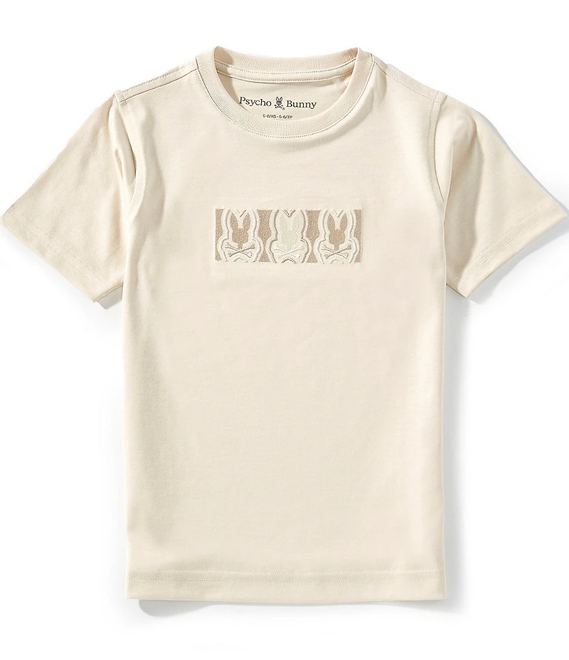 Psycho Bunny Little/Big Boys Short-Sleeve Rob Bunny Head T-Shirt