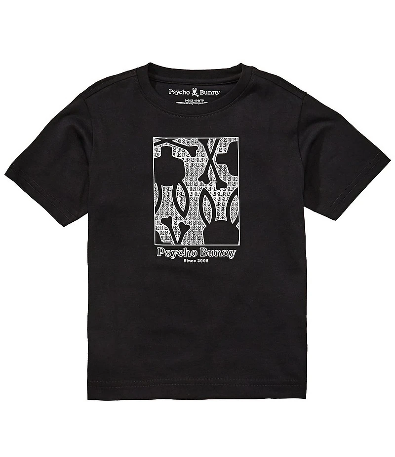 Psycho Bunny Little/Big Boys Short Sleeves Glenn Graphic T-Shirt