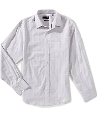 Quieti Jacquard Long Sleeve Woven Shirt