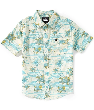 Quiksilver Big Boys Short Sleeve Sundown Classic Shirt