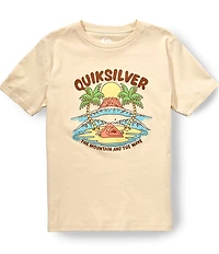 Quiksilver Big Boys Short Sleeve MTN Wave Island T-Shirt