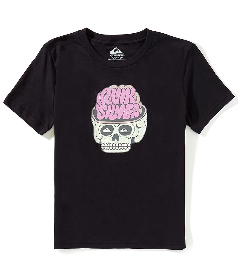 Quiksilver Big Boys Short Sleeve Skulled Out T-Shirt