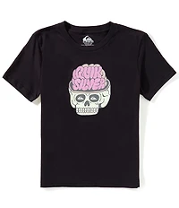 Quiksilver Big Boys Short Sleeve Skulled Out T-Shirt
