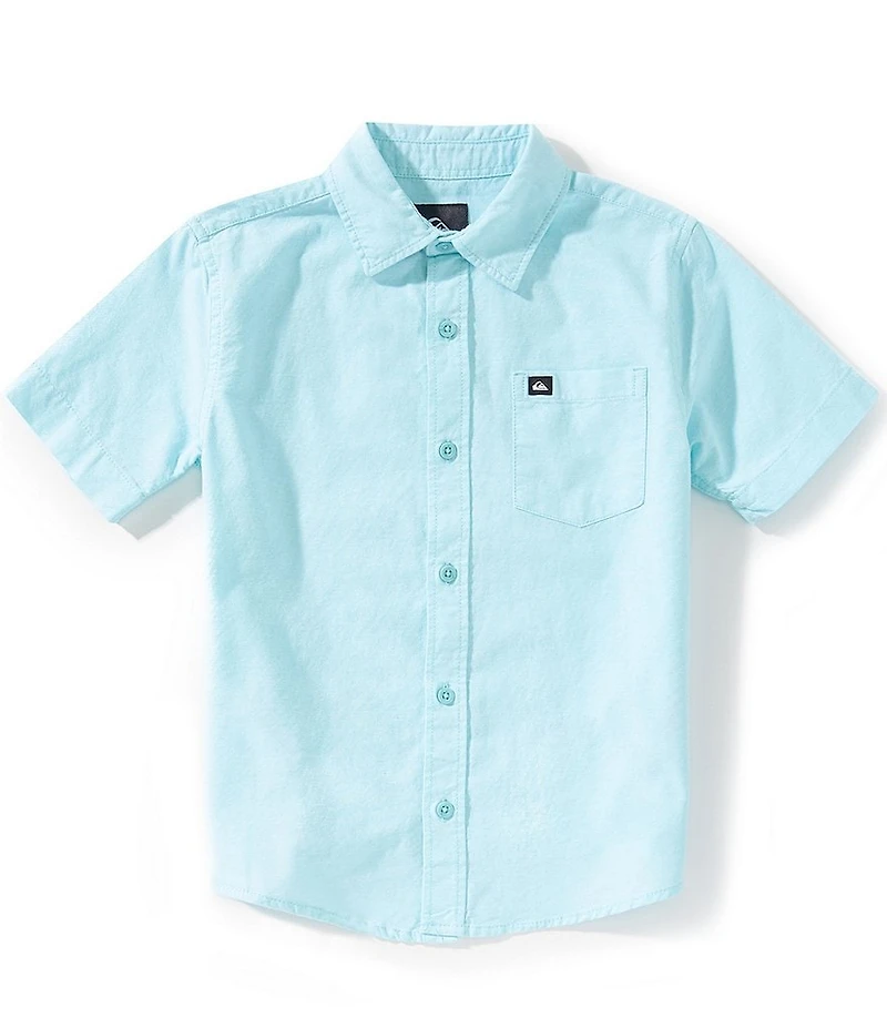 Quiksilver Big Boys Short-Sleeve Solid Oxford Shirt