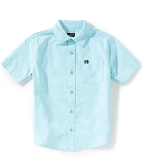 Quiksilver Big Boys Short-Sleeve Solid Oxford Shirt