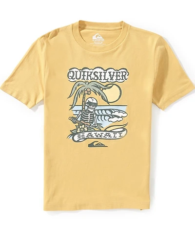 Quiksilver Big Boys Short Sleeve Tattoo Beach T-Shirt