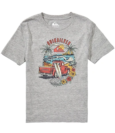 Quiksilver Little Boys Short Sleeve Beach Ride Graphic T-Shirt