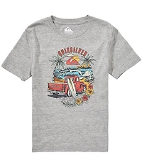 Quiksilver Little Boys Short Sleeve Beach Ride Graphic T-Shirt