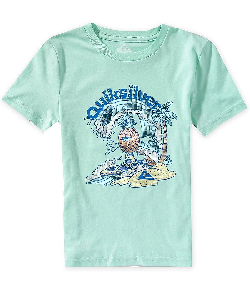Quiksilver Little Boys Short Sleeve Pizza And Pineapple T-Shirt
