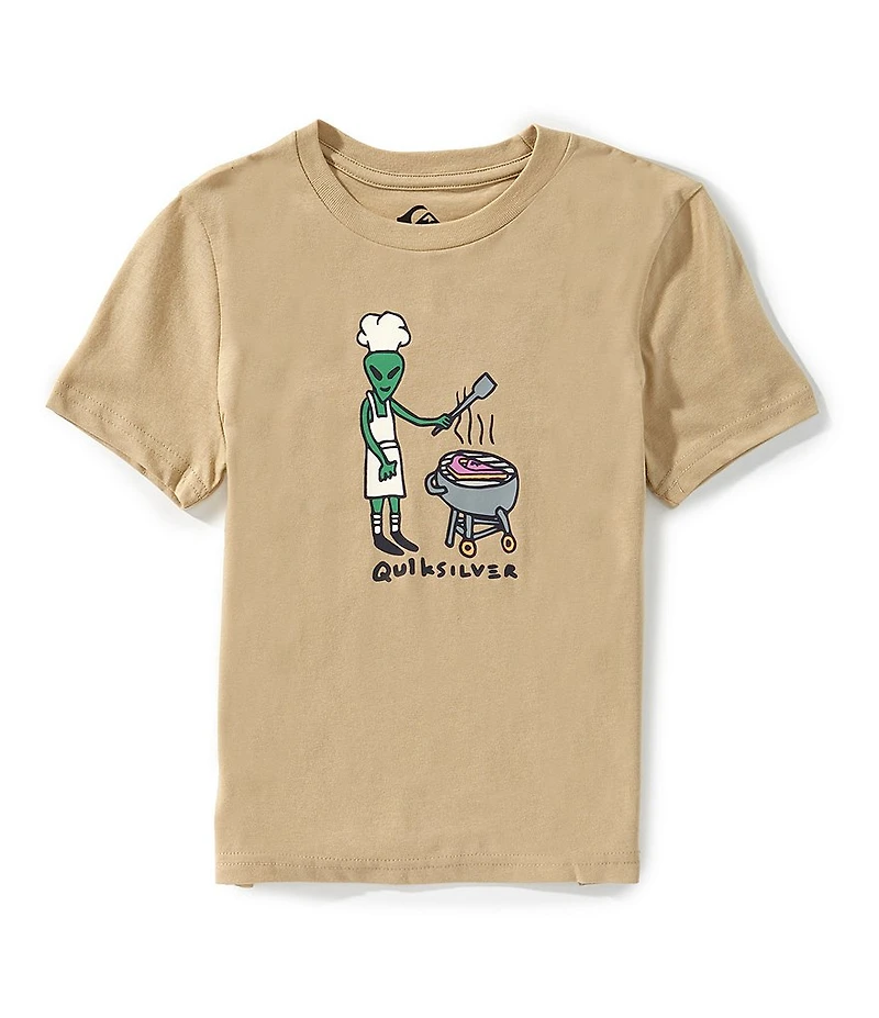 Quiksilver Little Boys Short Sleeves Alien Sizzle T-shirt
