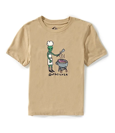 Quiksilver Little Boys Short Sleeves Alien Sizzle T-shirt