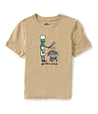 Quiksilver Little Boys Short Sleeves Alien Sizzle T-shirt