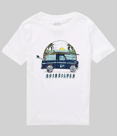 Quiksilver Little Boys Short Sleeves Truck T-Shirt
