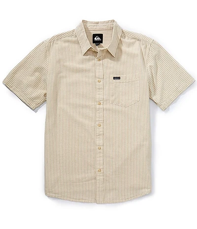 Quiksilver Striped Short Sleeve Oxford Shirt