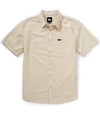 Quiksilver Striped Short Sleeve Oxford Shirt