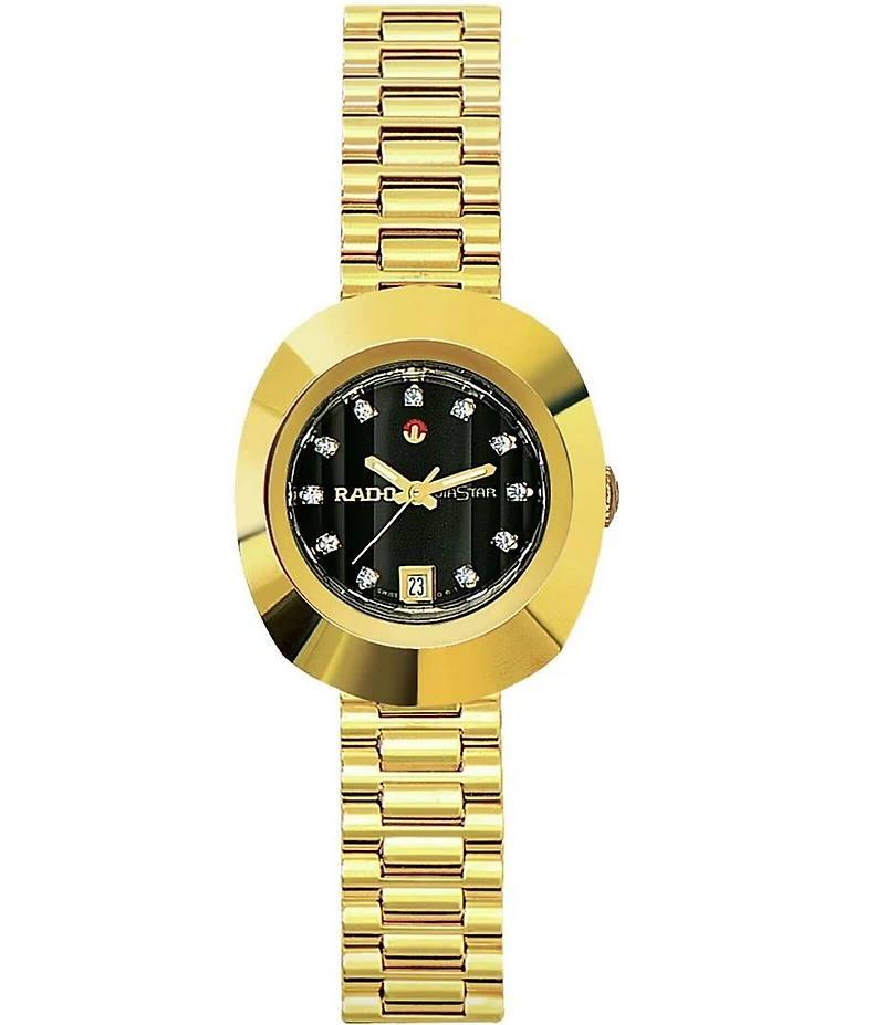 RADO Women's The Original Automatic Gold Stainless Steel Bracelet Watch