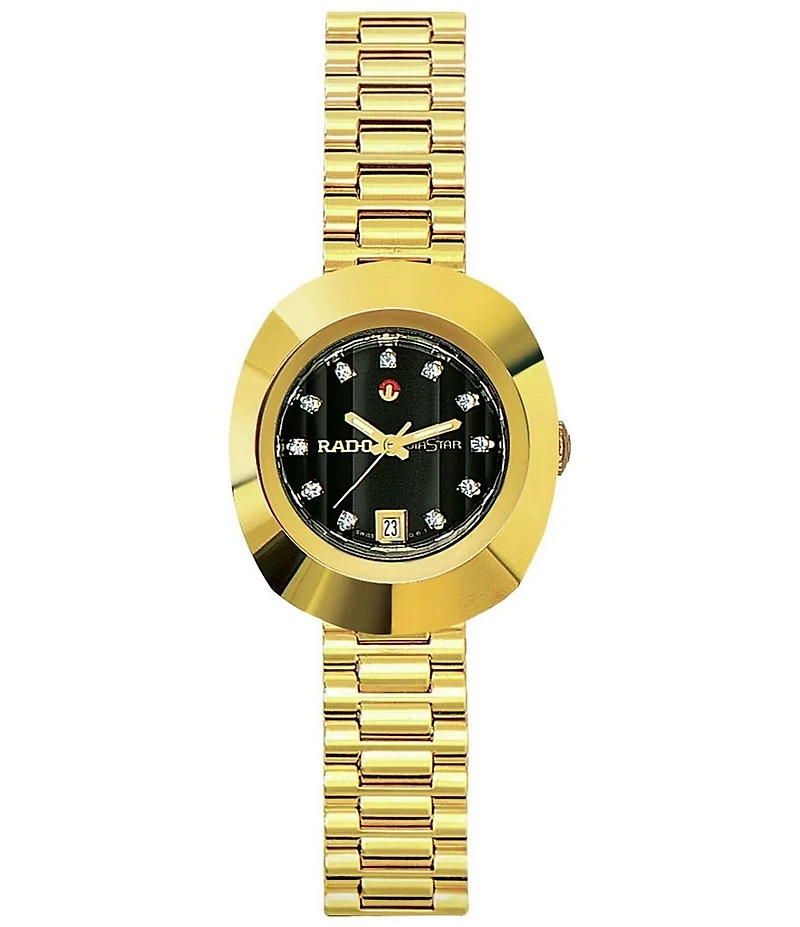 RADO Women's The Original Automatic Gold Stainless Steel Bracelet Watch