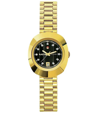 RADO Women's The Original Automatic Gold Stainless Steel Bracelet Watch