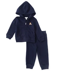 Ralph Lauren Baby Boys Polo Bear Terry Hoodie & Pant Set