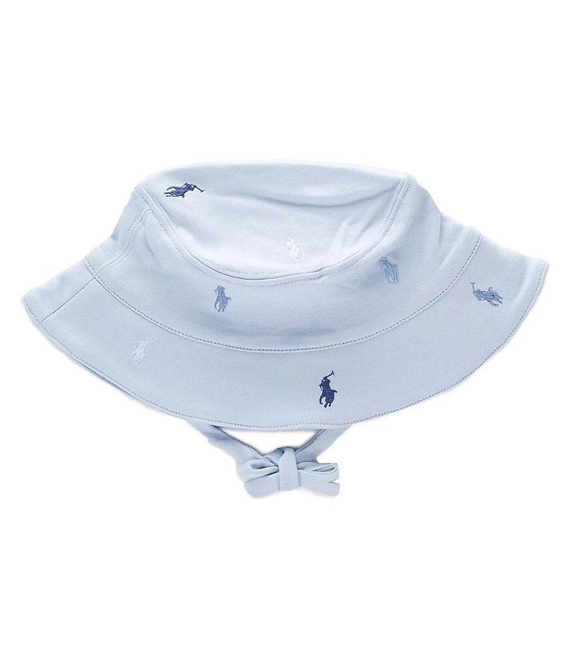 Ralph Lauren Baby Boys Polo Pony Interlock Bucket Hat