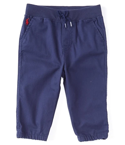 Ralph Lauren Baby Boys Pull-On Flat Front Chino Pants