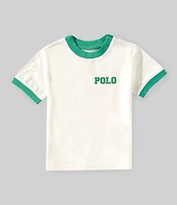 Ralph Lauren Baby Boys Short-Sleeve Logo Jersey Ringer T-Shirt