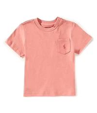 Ralph Lauren Baby Boys Short Sleeve Pocket Jersey T-Shirt