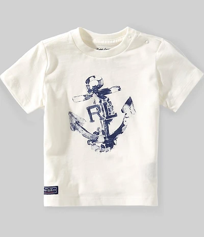 Ralph Lauren Baby Boys Anchor-Print Jersey T-Shirt
