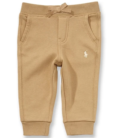 Ralph Lauren Baby Boys Fleece Ribbed Cuff Jogger Pants