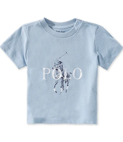 Ralph Lauren Baby Boys Short Sleeve Big Pony Cotton Jersey T-Shirt