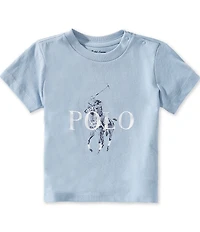 Ralph Lauren Baby Boys Short Sleeve Big Pony Cotton Jersey T-Shirt