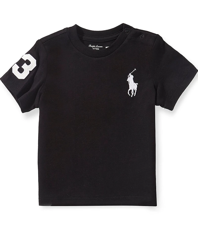 Ralph Lauren Baby Boys Short Sleeve Big Pony Jersey T-Shirt