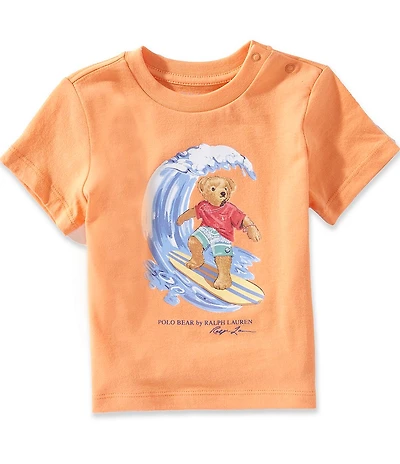 Ralph Lauren Baby Boys Short-Sleeve Polo Bear Jersey T-Shirt