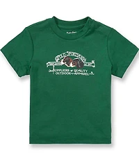 Ralph Lauren Baby Boys Short Sleeve Polo Sportsman Dog T-Shirt