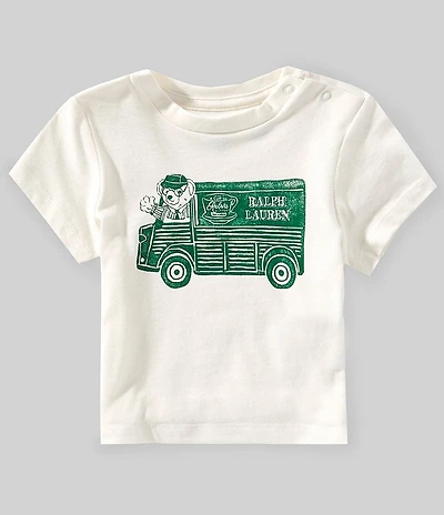 Ralph Lauren Baby Boys Short-Sleeve Ralph's Coffee Polo Bear T-Shirt