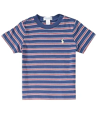 Ralph Lauren Baby Boys Short-Sleeve Striped Jersey T-Shirt