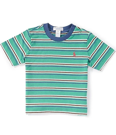 Ralph Lauren Baby Boys Short-Sleeve Striped Jersey Tee