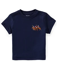 Ralph Lauren Baby Boys Short-Sleeve Triple-Pony Jersey T-Shirt