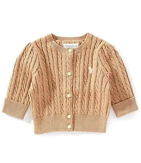 Ralph Lauren Baby Girls Long-Sleeve Mini-Cable Cardigan