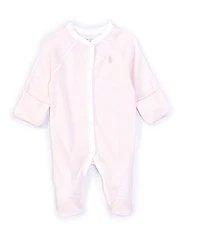 Ralph Lauren Baby Girls Long-Sleeve Polo Footie Coverall