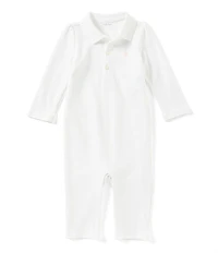 Ralph Lauren Baby Girls Newborn-9 Months Polo Coverall
