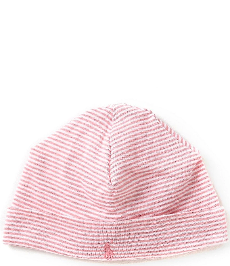 Ralph Lauren Baby Girls Striped Beanie