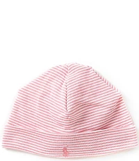 Ralph Lauren Baby Girls Striped Beanie