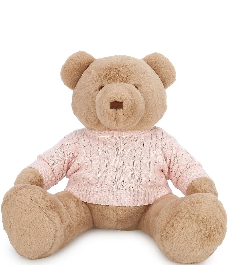Ralph Lauren Large Baby Girls Sweater Polo Bear