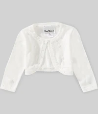 Rare Editions Baby Girls Long Sleeve Knit Cardigan