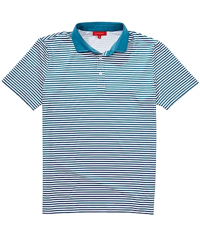 Redvanly Baker Striped Short Sleeve Polo Shirt