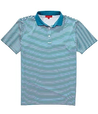 Redvanly Baker Striped Short Sleeve Polo Shirt