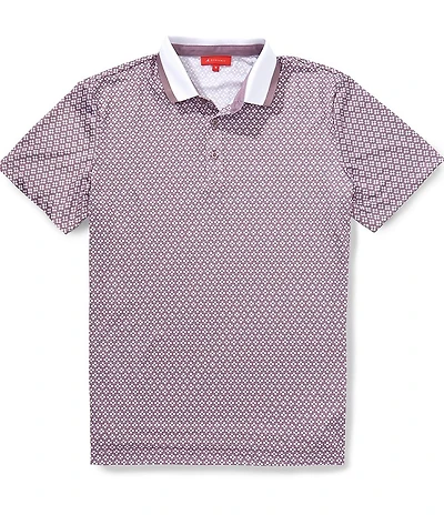 Redvanly Short Sleeve Duncure Knit Polo Shirt
