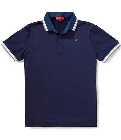 Redvanly Short Sleeve McClure Knit Polo Shirt