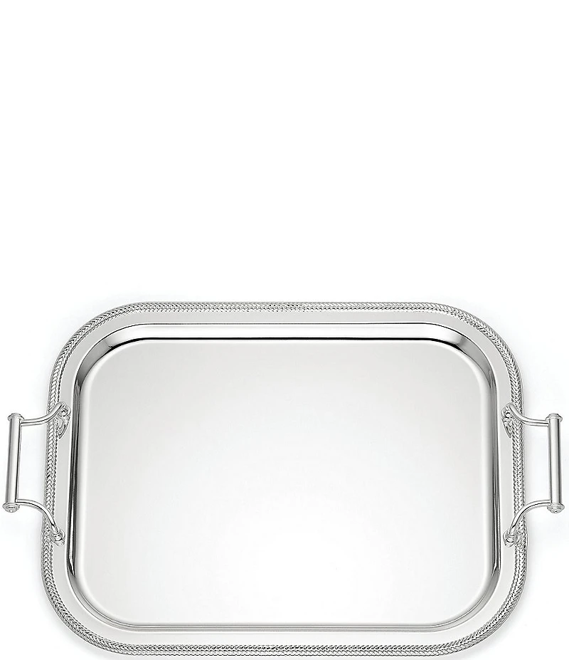 Reed & Barton Gallery Oval Tray With Claw Feet